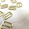1 Dozen 1/2" Gold Strap Adjuster Slider for Bras Swimwear Lingerie Sewing Supplies